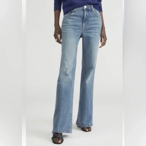 EVERLANE The High Rise Flare Jeans Size 26 - Picture 2 of 12